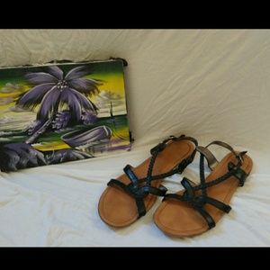 Report Black Sandals